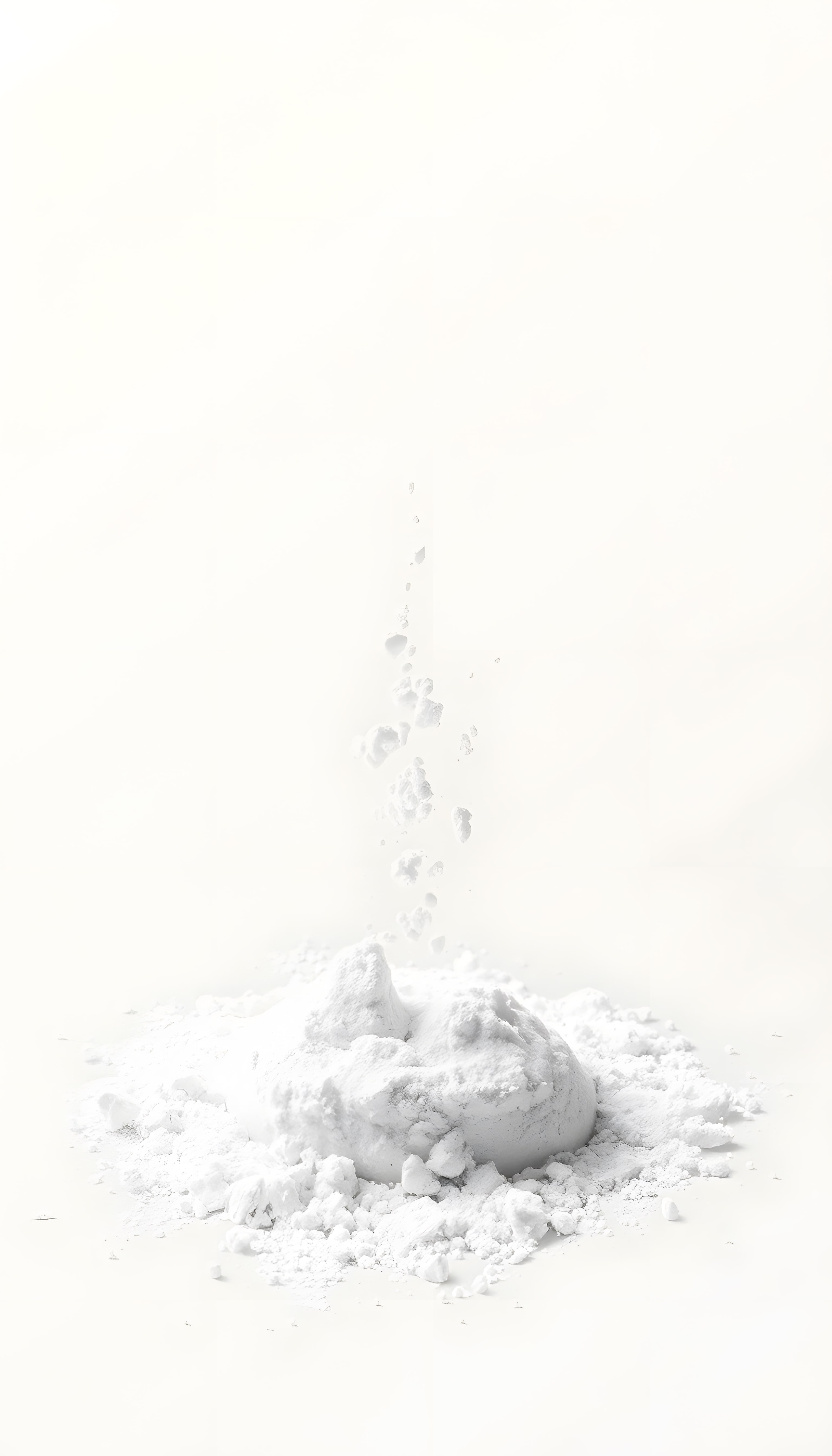 Photo of white pregabalin powder