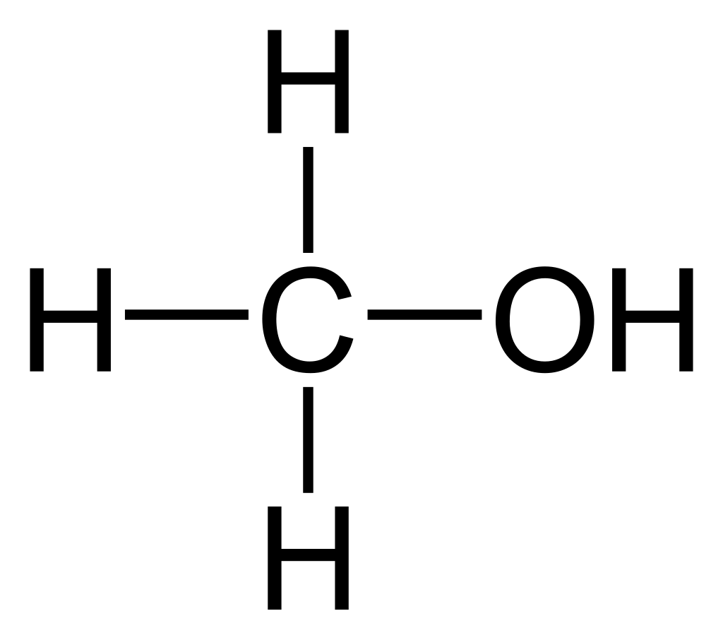  Chemical formula of methanol 