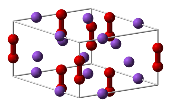 ساختار مولکولی سدیم پروکساید 