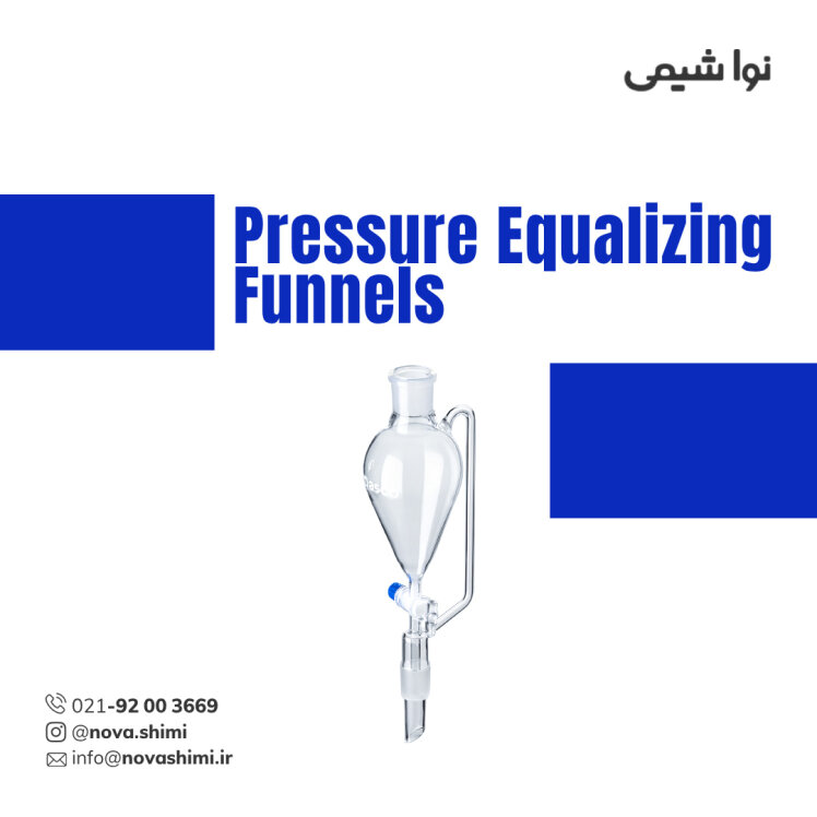 دکانتور افزاینده برند گلاسکو (Pressure Equalizing Funnels)