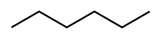 The chemical formula of hexane