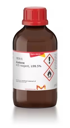 Merck brand laboratory acetone