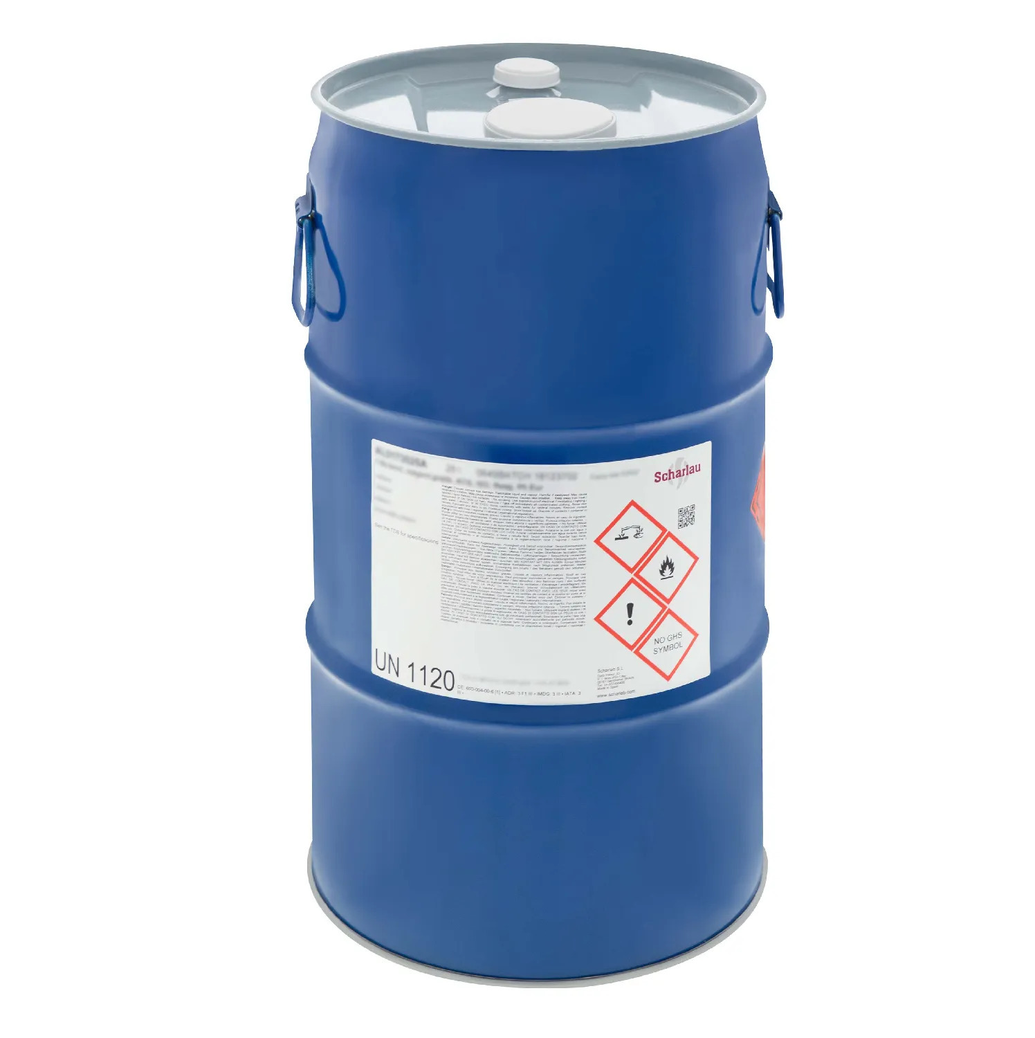  Industrial barrels made of blue metal material and contain industrial grade normal pentane 