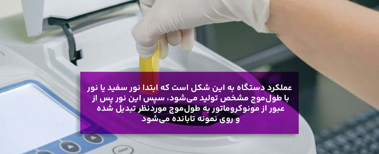 روش عملکرد دستگاه اسپکتروفتومتر چیست؟