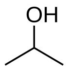 Chemical formula of isopropyl alcohol