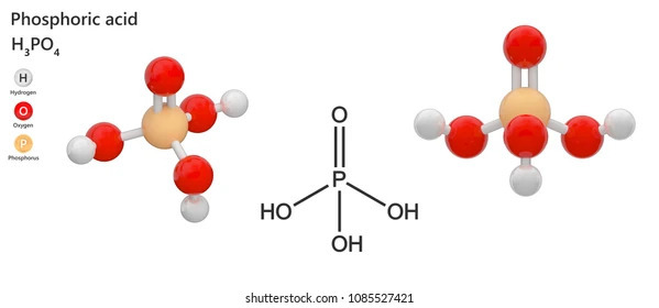 توضیحات ساختار شیمیایی فسفریک اسید 